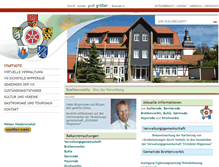 Tablet Screenshot of eichsfeld-wipperaue.de